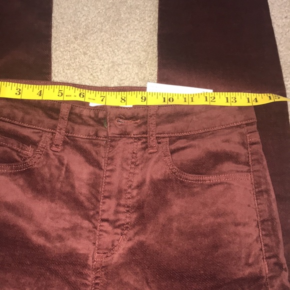 Loft plum velvet pants - Picture 7 of 9